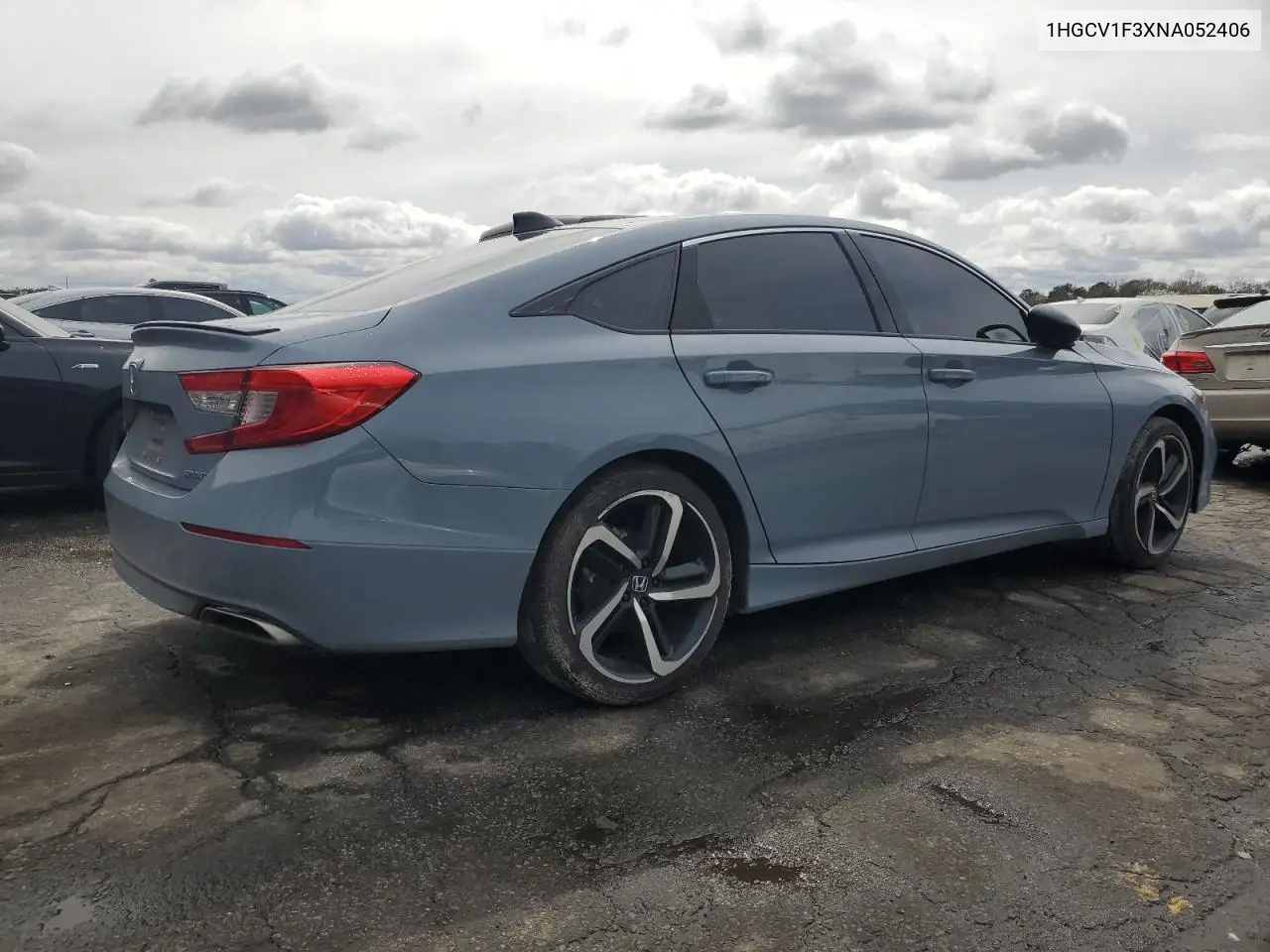 2022 Honda Accord Sport VIN: 1HGCV1F3XNA052406 Lot: 48333655