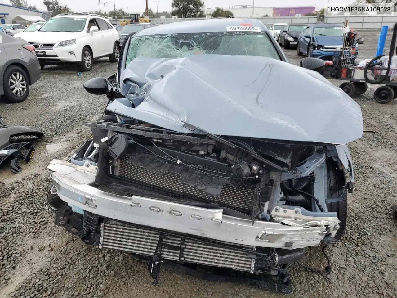 2022 Honda Accord Sport VIN: 1HGCV1F35NA109028 Lot: 49400055