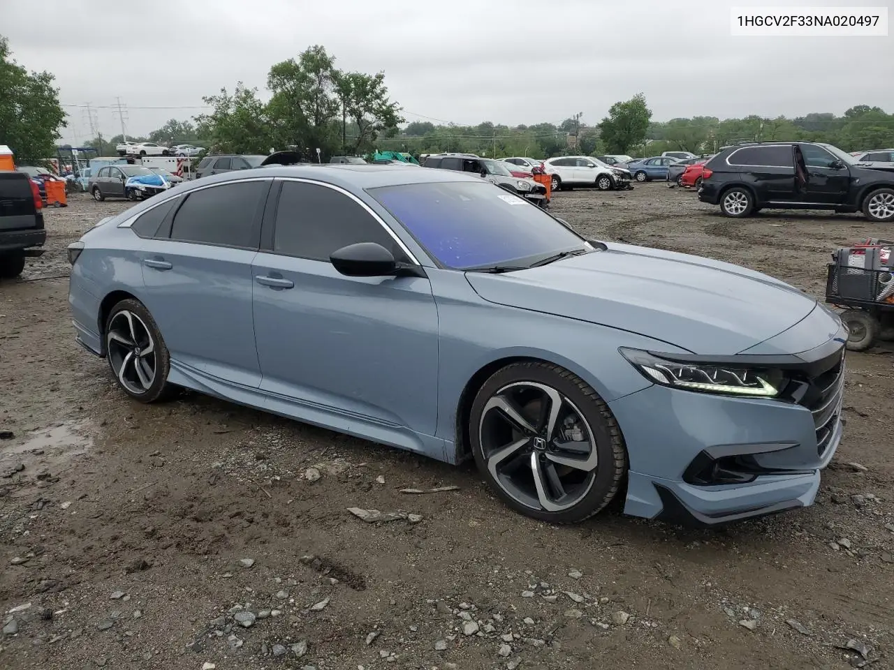 2022 Honda Accord Sport VIN: 1HGCV2F33NA020497 Lot: 51207685
