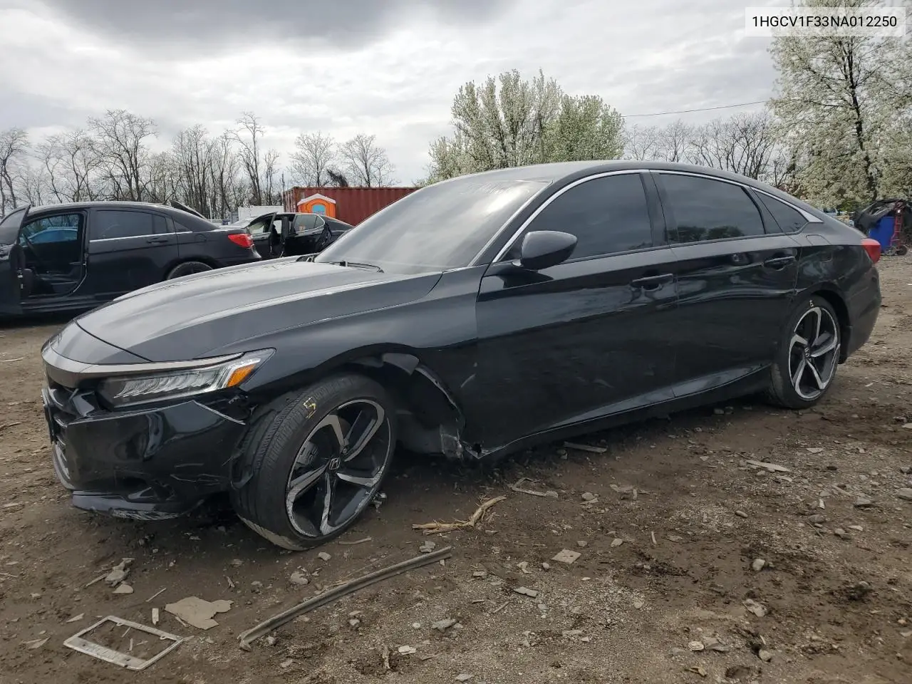 2022 Honda Accord Sport VIN: 1HGCV1F33NA012250 Lot: 51416115