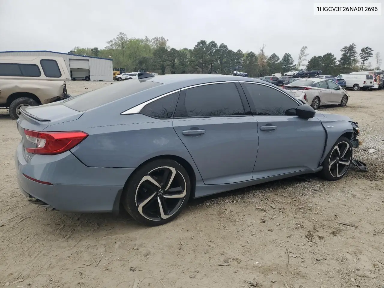 2022 Honda Accord Hybrid Sport VIN: 1HGCV3F26NA012696 Lot: 51742975
