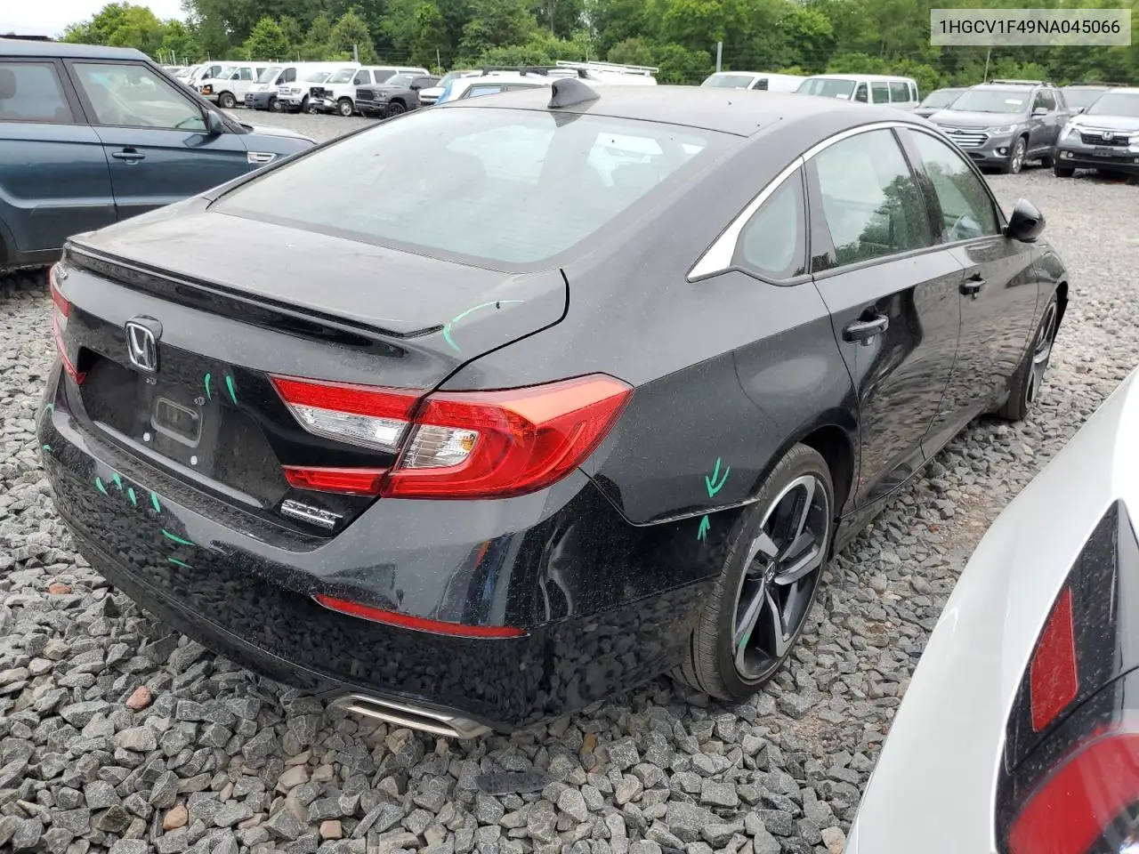 2022 Honda Accord Sport Se VIN: 1HGCV1F49NA045066 Lot: 54824985