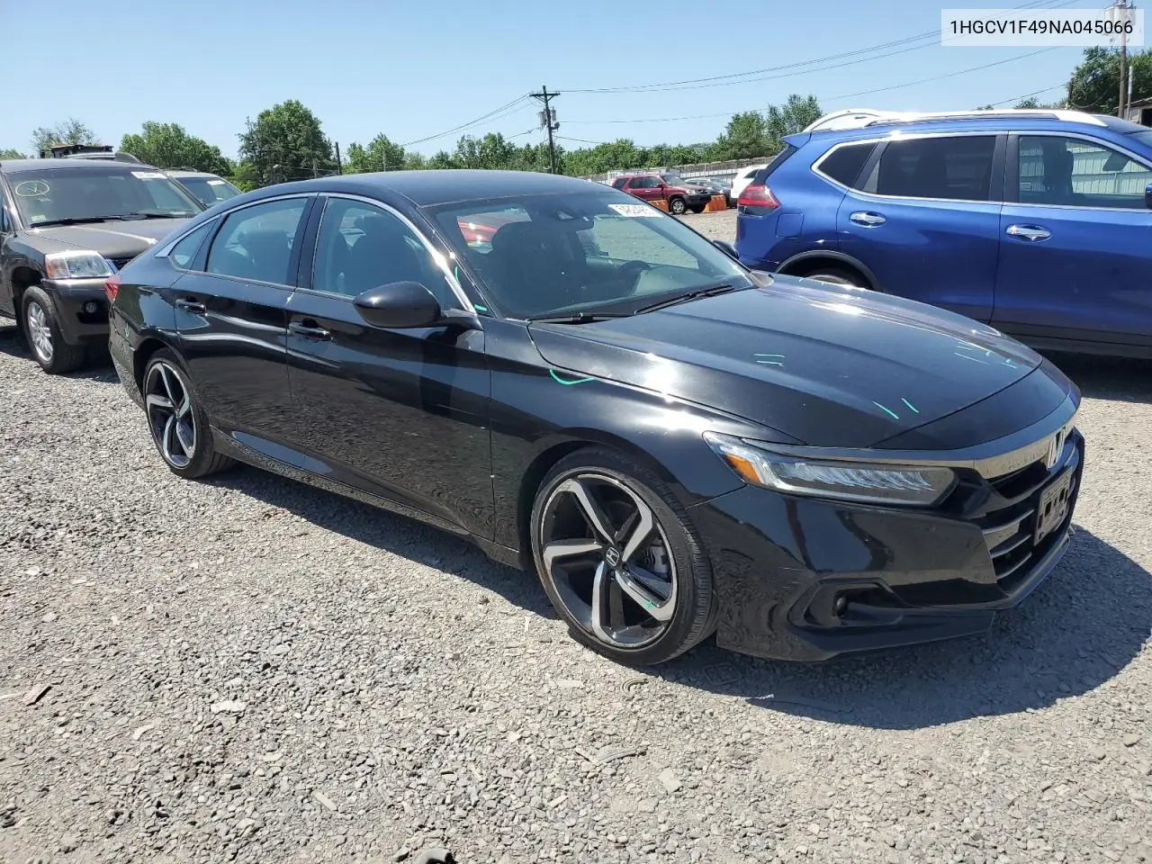 2022 Honda Accord Sport Se VIN: 1HGCV1F49NA045066 Lot: 54824985