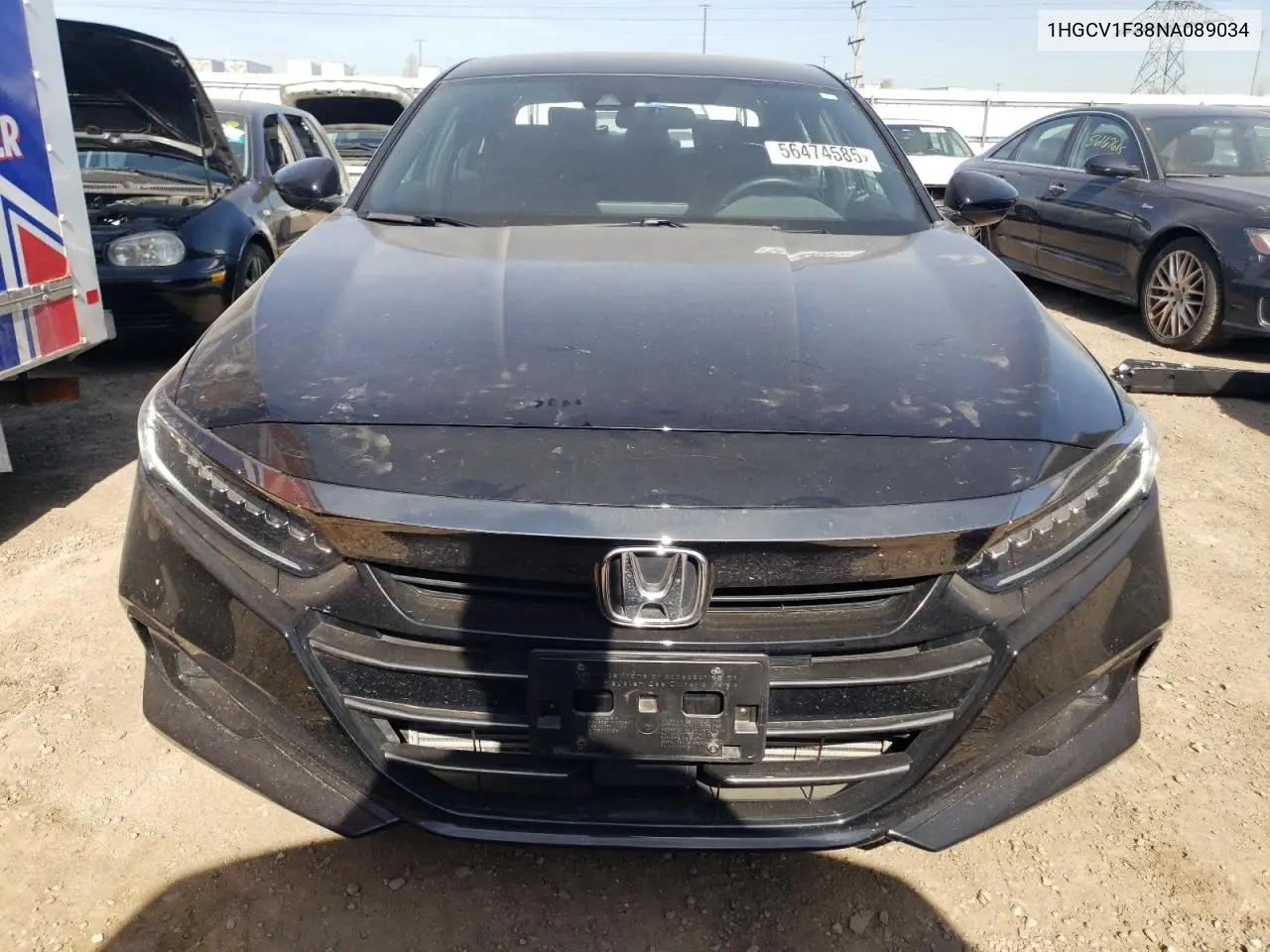 2022 Honda Accord Sport VIN: 1HGCV1F38NA089034 Lot: 56474585