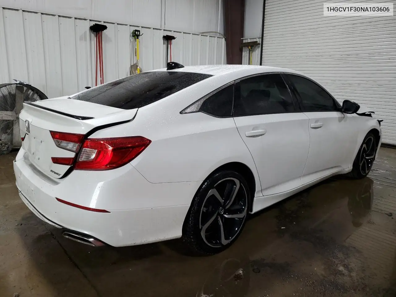 2022 Honda Accord Sport VIN: 1HGCV1F30NA103606 Lot: 56649675