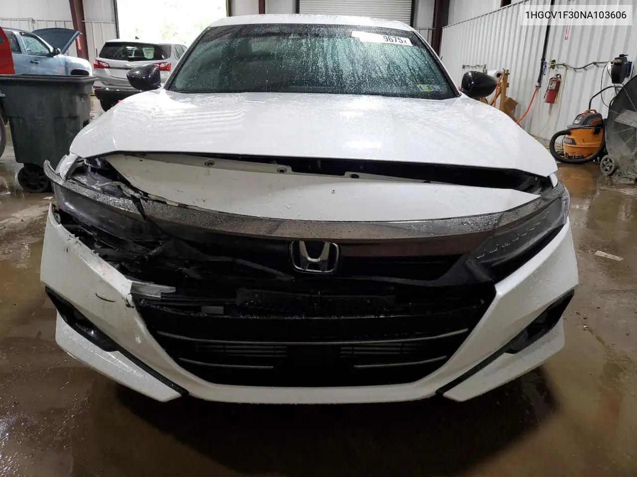 2022 Honda Accord Sport VIN: 1HGCV1F30NA103606 Lot: 56649675