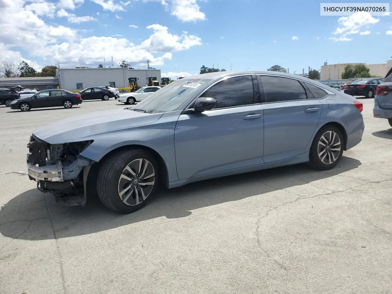 2022 Honda Accord Sport VIN: 1HGCV1F39NA070265 Lot: 56740395