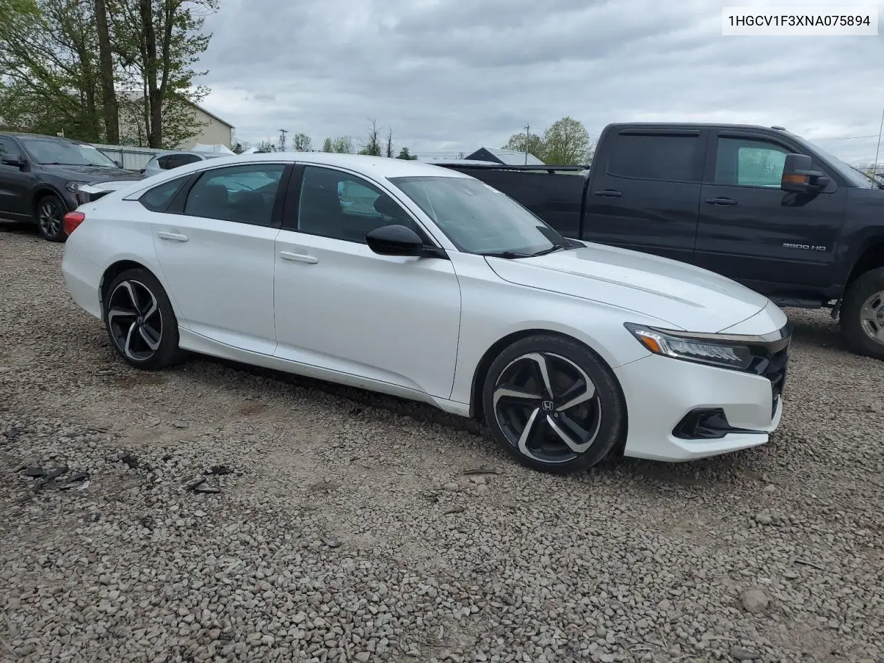 2022 Honda Accord Sport VIN: 1HGCV1F3XNA075894 Lot: 56741095