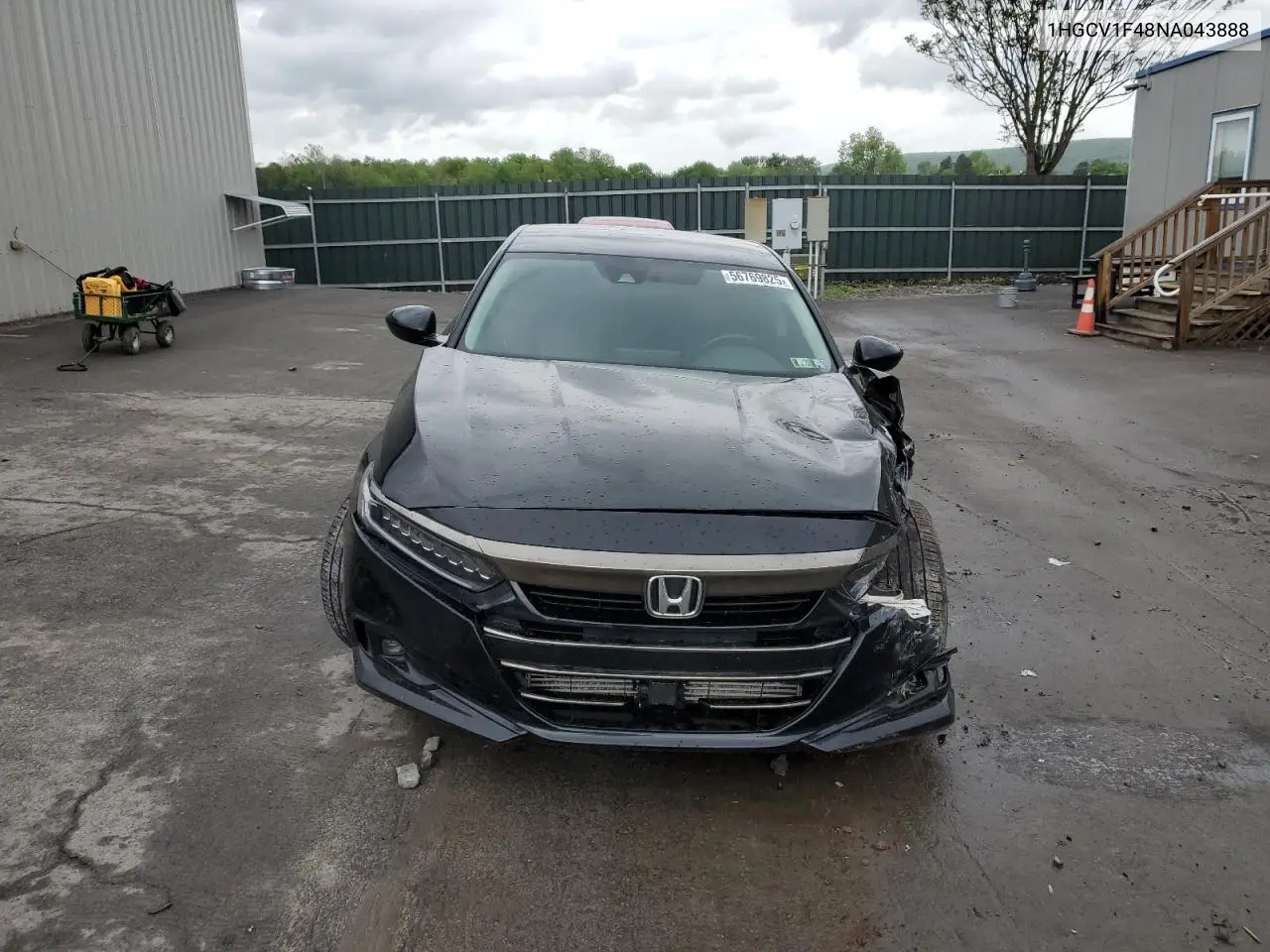 2022 Honda Accord Sport Se VIN: 1HGCV1F48NA043888 Lot: 56769825