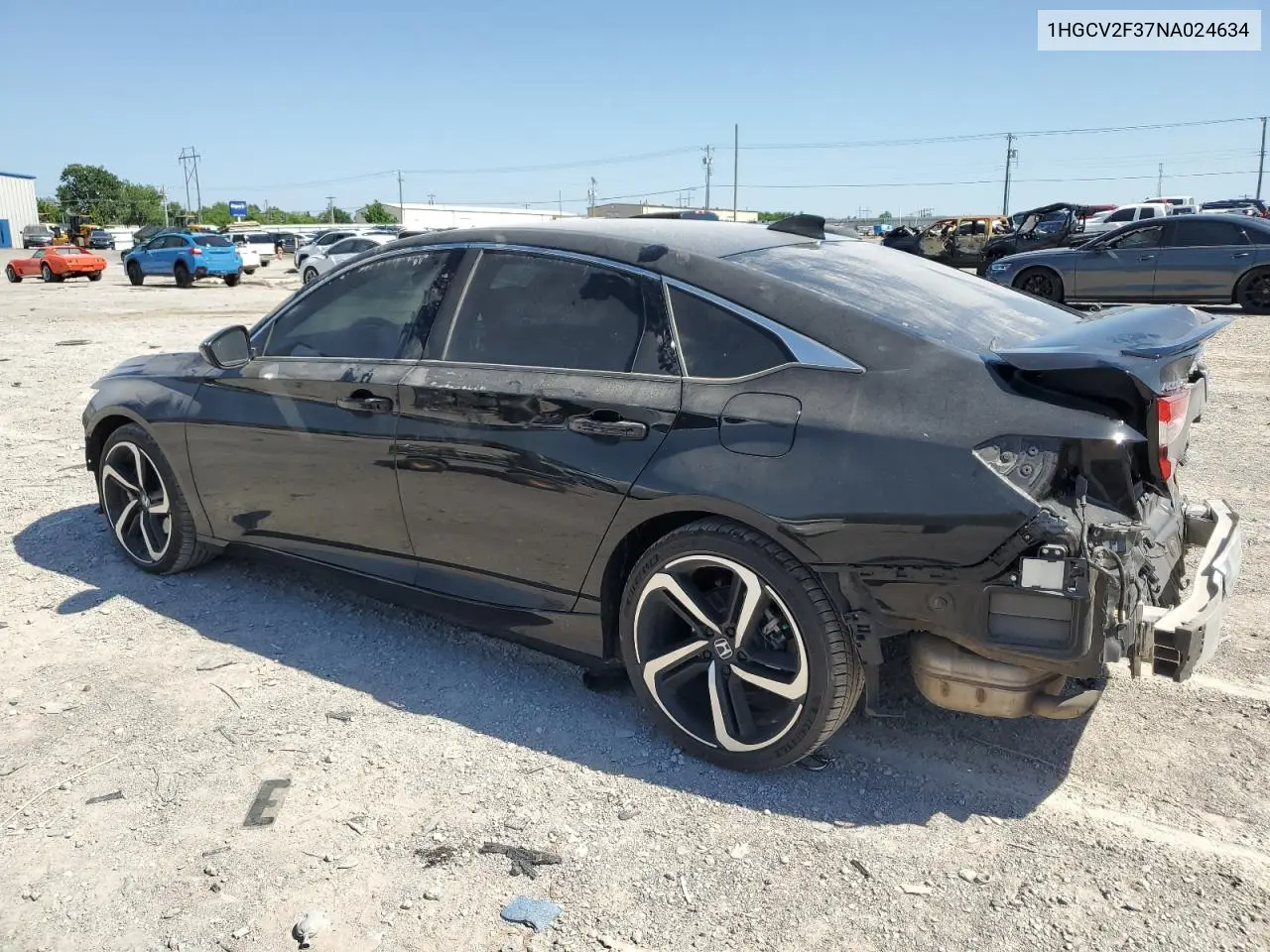 2022 Honda Accord Sport VIN: 1HGCV2F37NA024634 Lot: 56840985