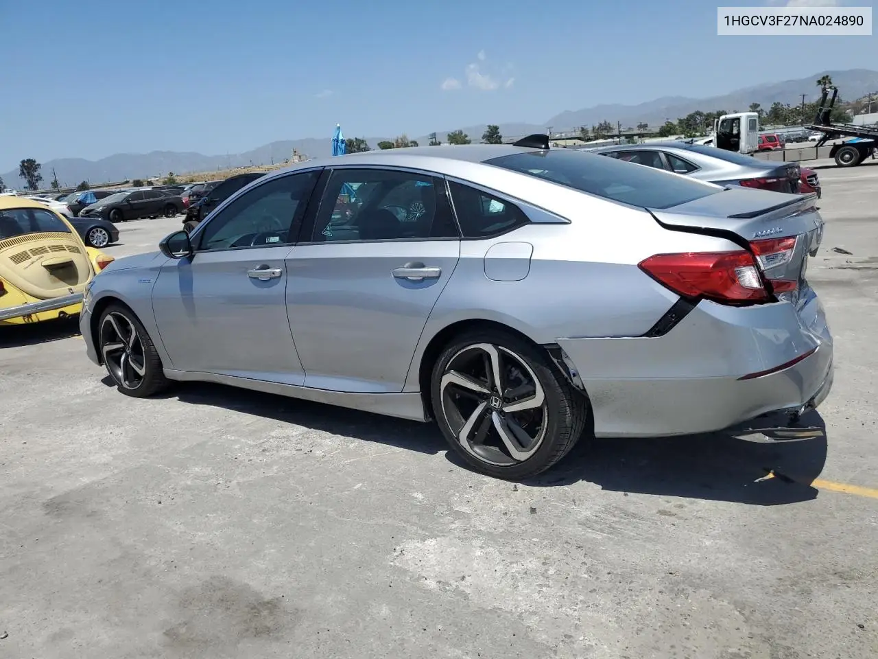 2022 Honda Accord Hybrid Sport VIN: 1HGCV3F27NA024890 Lot: 56868425
