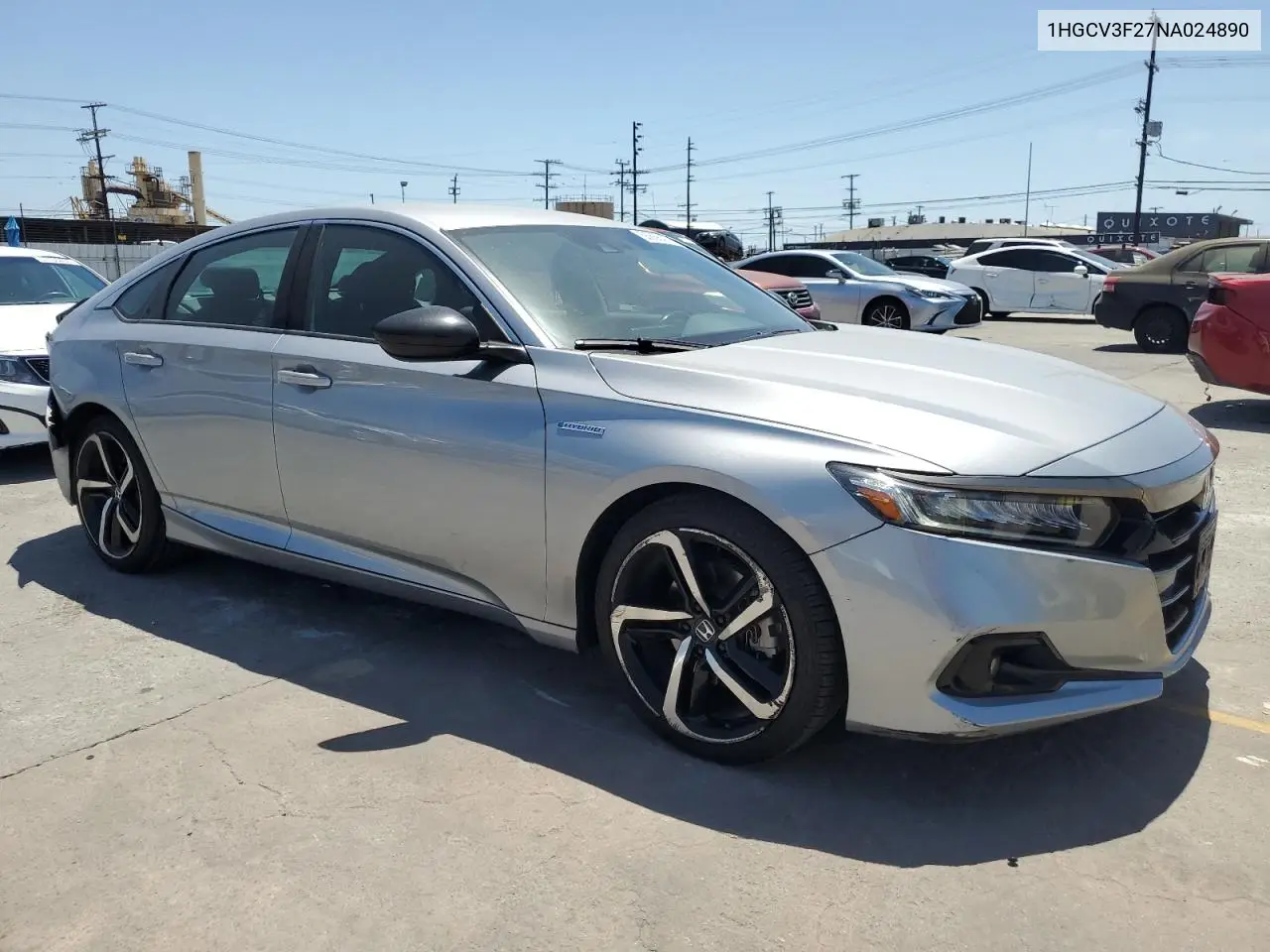 2022 Honda Accord Hybrid Sport VIN: 1HGCV3F27NA024890 Lot: 56868425