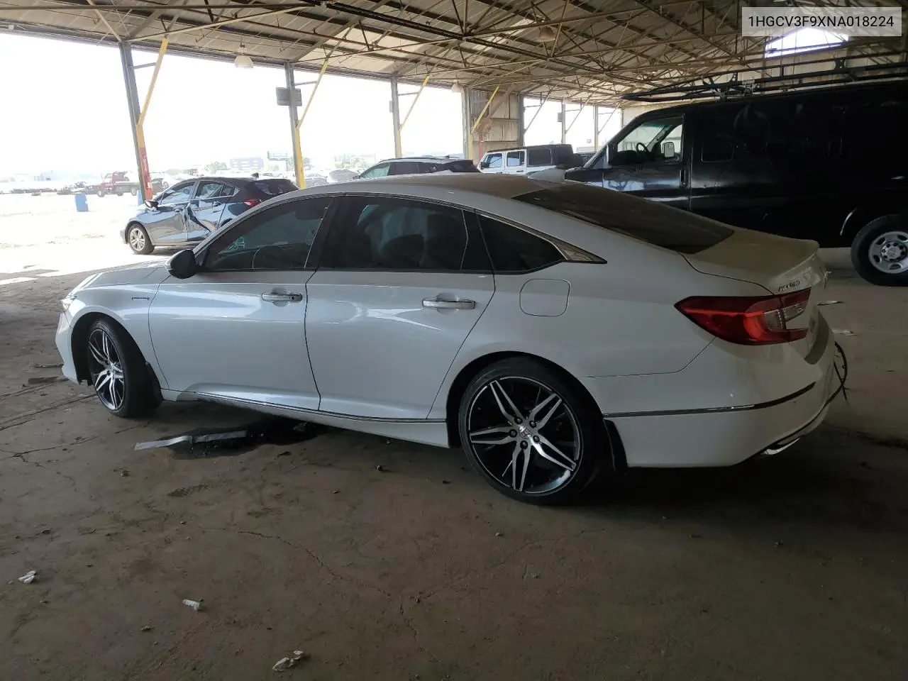 2022 Honda Accord Touring Hybrid VIN: 1HGCV3F9XNA018224 Lot: 56910205