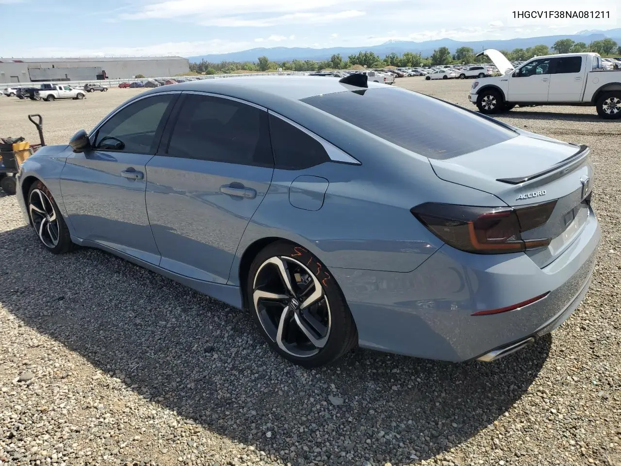 2022 Honda Accord Sport VIN: 1HGCV1F38NA081211 Lot: 56916825