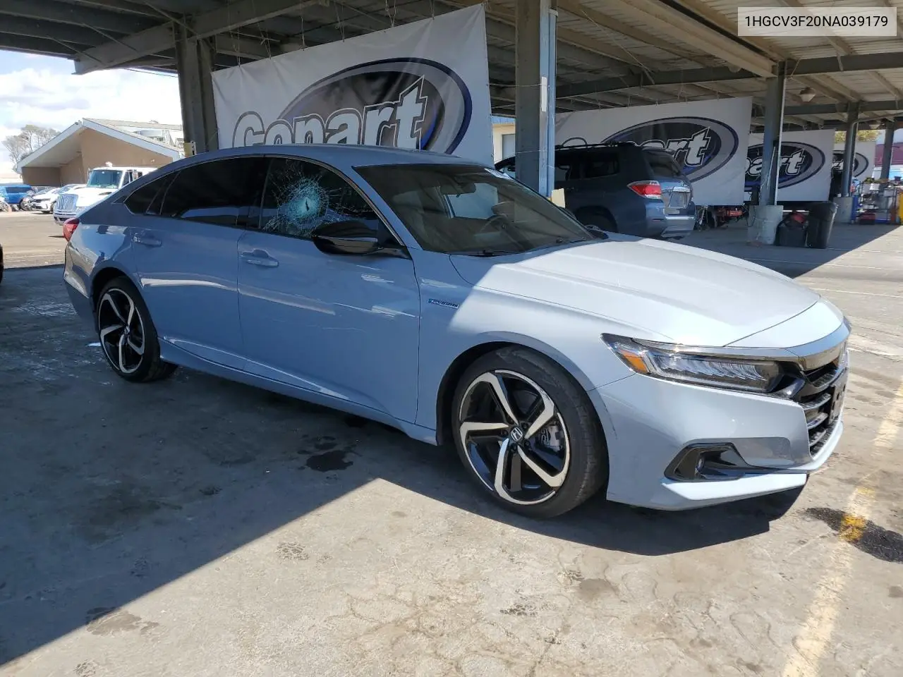 2022 Honda Accord Hybrid Sport VIN: 1HGCV3F20NA039179 Lot: 57082405