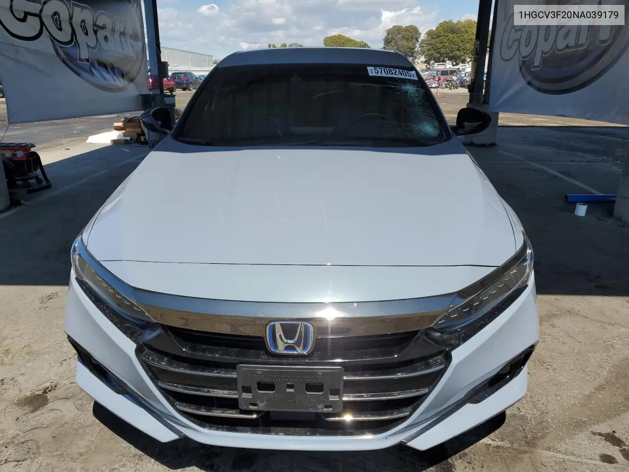 2022 Honda Accord Hybrid Sport VIN: 1HGCV3F20NA039179 Lot: 57082405