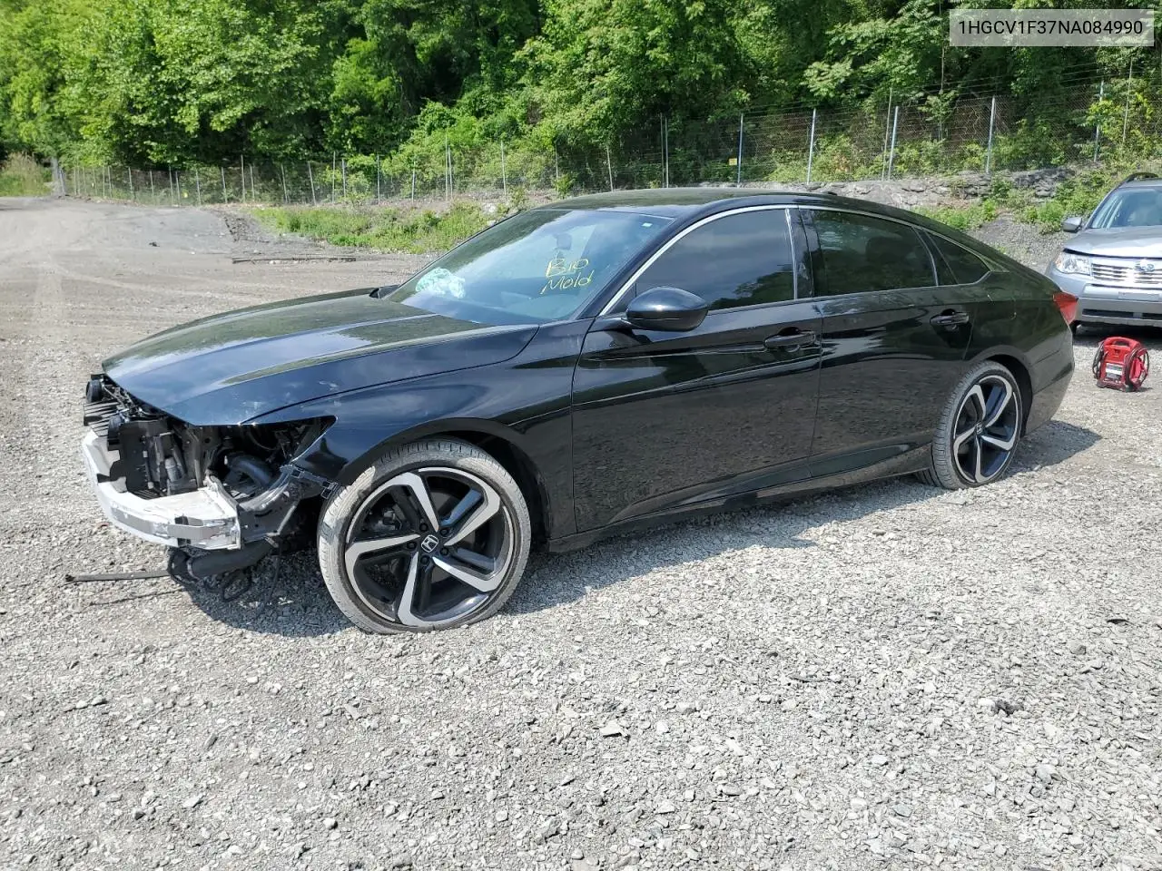 2022 Honda Accord Sport VIN: 1HGCV1F37NA084990 Lot: 58617765