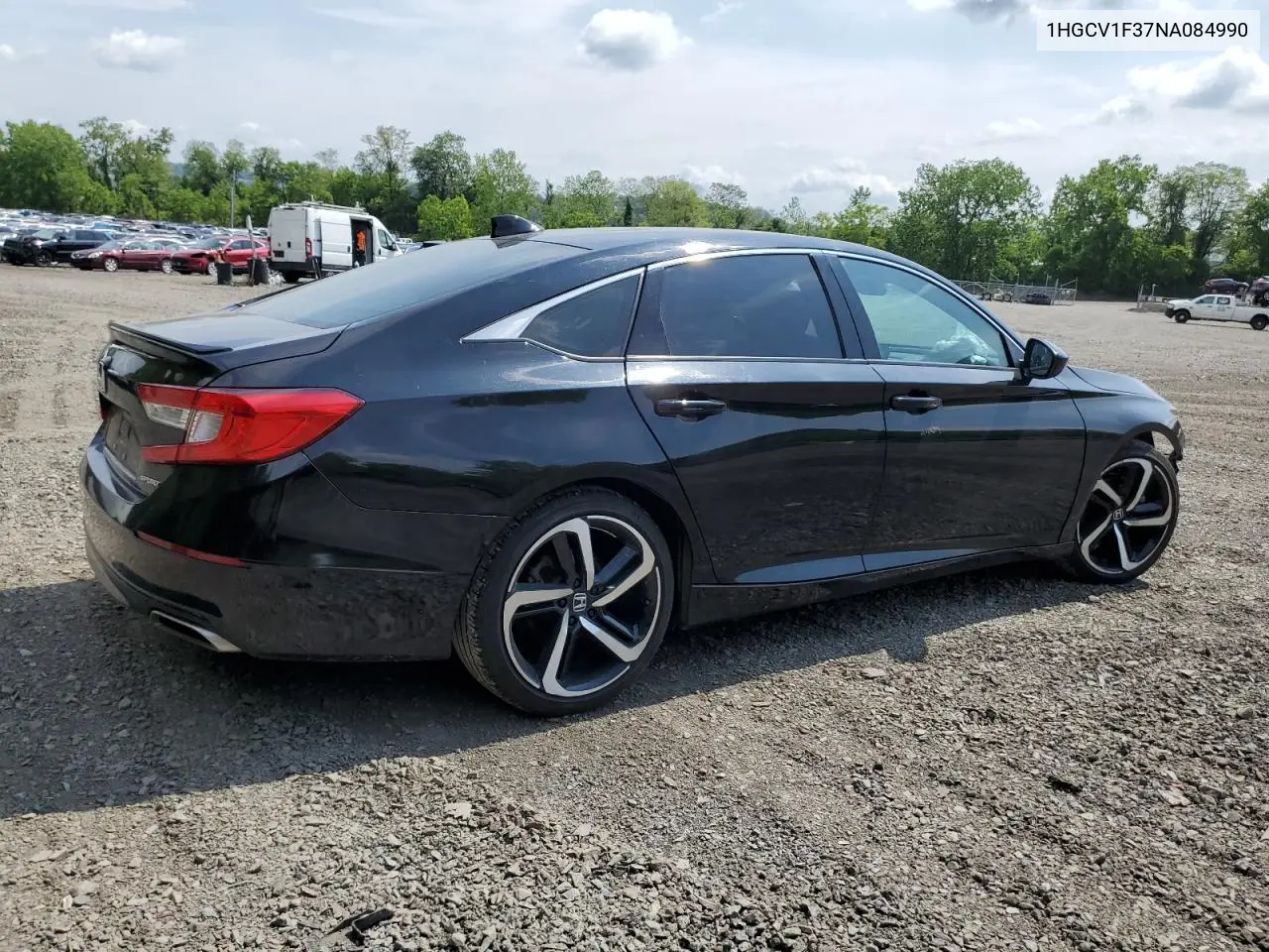 2022 Honda Accord Sport VIN: 1HGCV1F37NA084990 Lot: 58617765