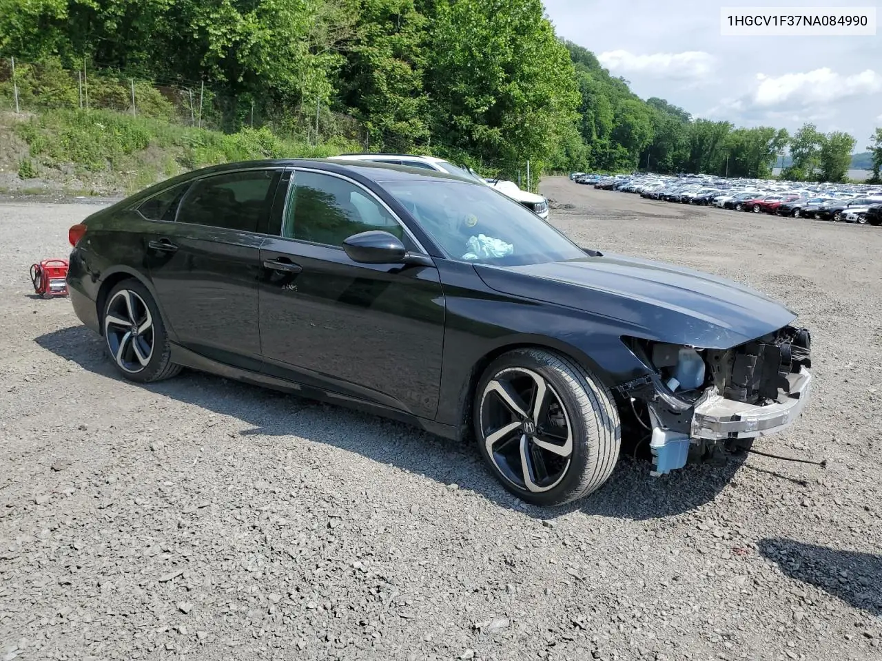 2022 Honda Accord Sport VIN: 1HGCV1F37NA084990 Lot: 58617765