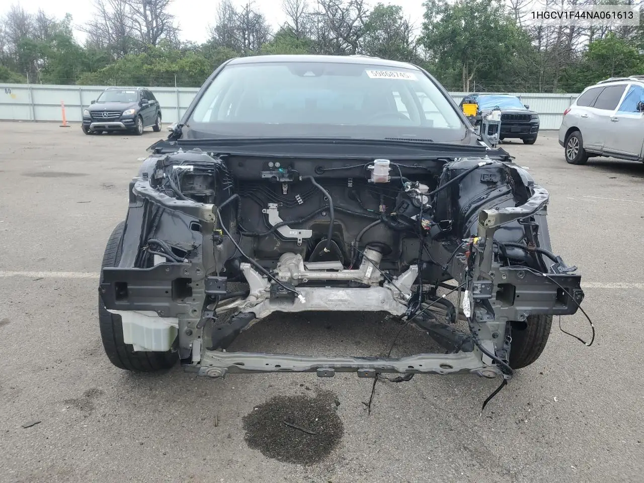 2022 Honda Accord Sport Se VIN: 1HGCV1F44NA061613 Lot: 59868745