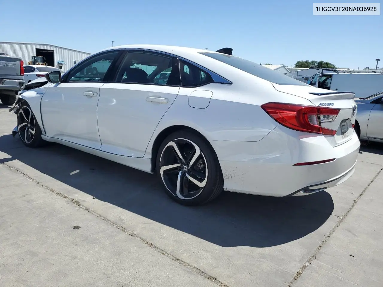2022 Honda Accord Hybrid Sport VIN: 1HGCV3F20NA036928 Lot: 60657955
