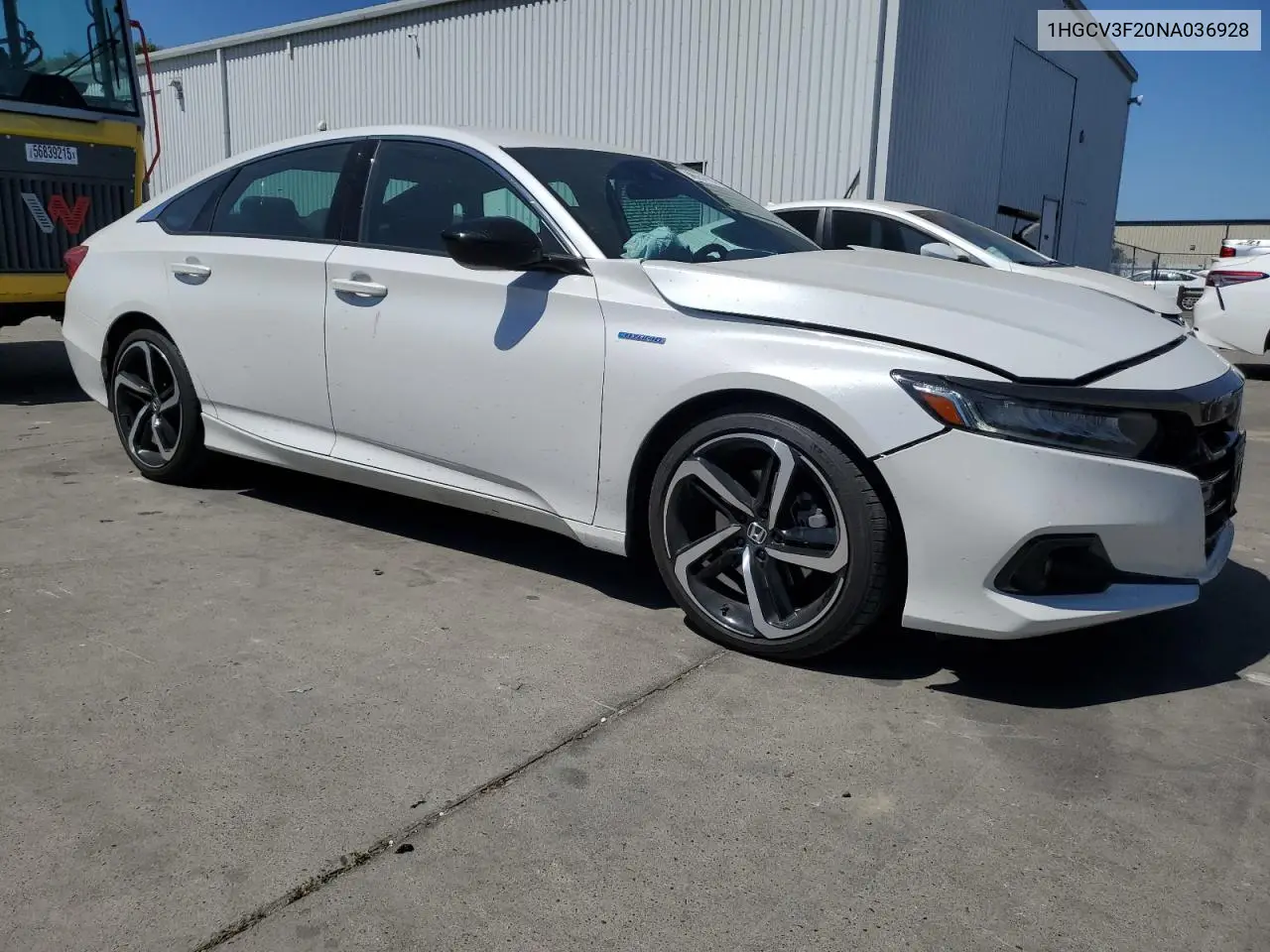 2022 Honda Accord Hybrid Sport VIN: 1HGCV3F20NA036928 Lot: 60657955