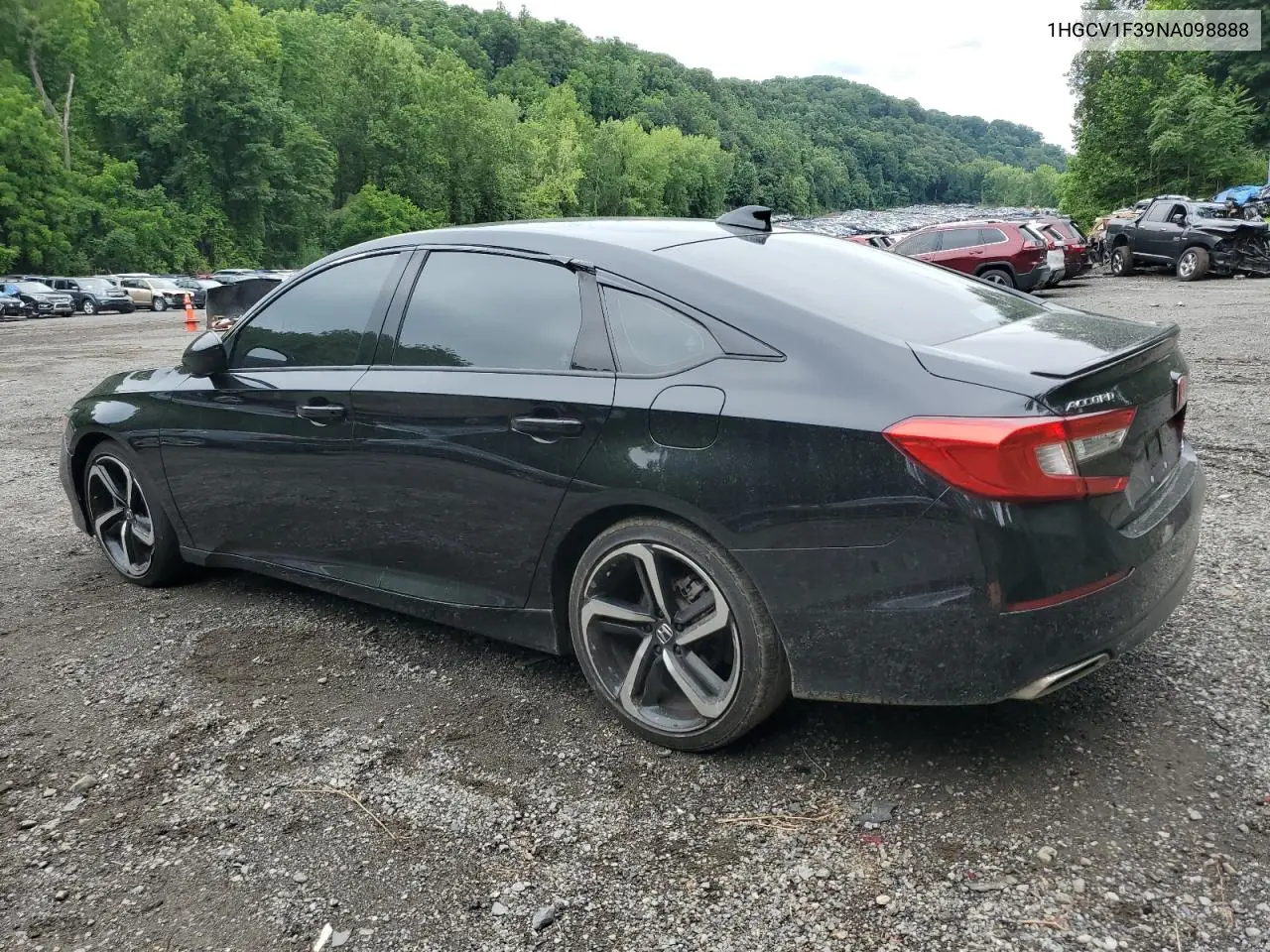 2022 Honda Accord Sport VIN: 1HGCV1F39NA098888 Lot: 60958845