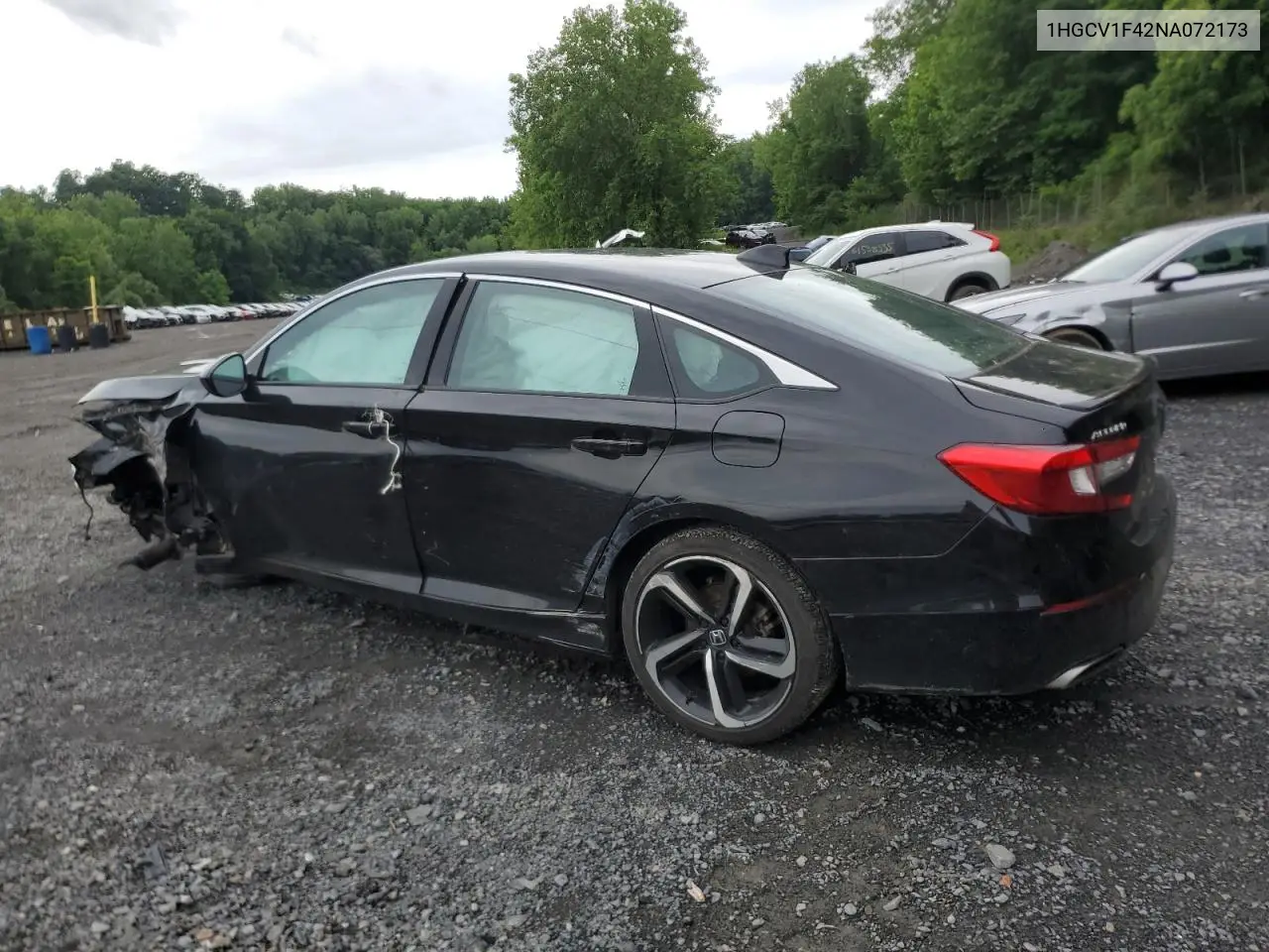 2022 Honda Accord Sport Se VIN: 1HGCV1F42NA072173 Lot: 61340625