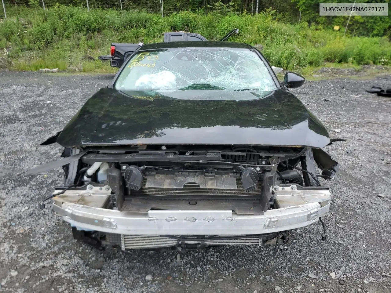 2022 Honda Accord Sport Se VIN: 1HGCV1F42NA072173 Lot: 61340625