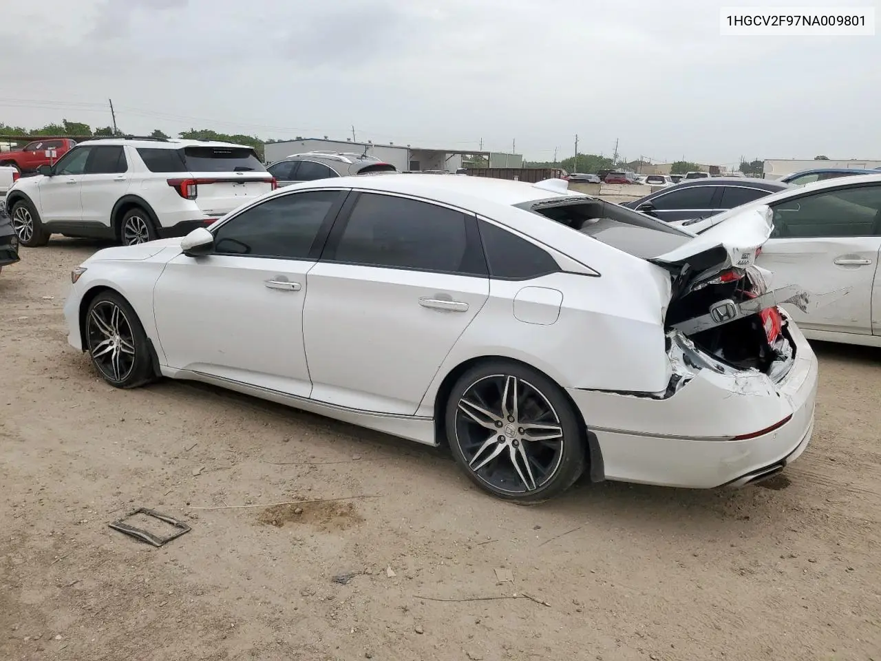 2022 Honda Accord Touring VIN: 1HGCV2F97NA009801 Lot: 61855215