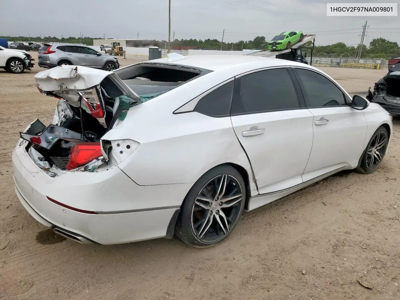 2022 Honda Accord Touring VIN: 1HGCV2F97NA009801 Lot: 61855215