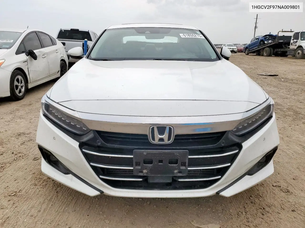 2022 Honda Accord Touring VIN: 1HGCV2F97NA009801 Lot: 61855215
