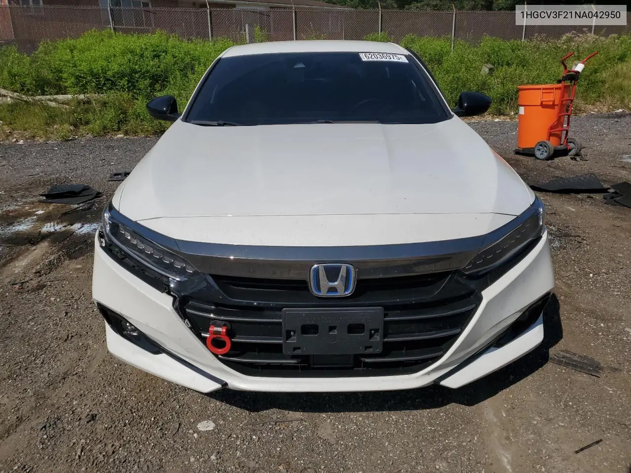 2022 Honda Accord Hybrid Sport VIN: 1HGCV3F21NA042950 Lot: 62036975