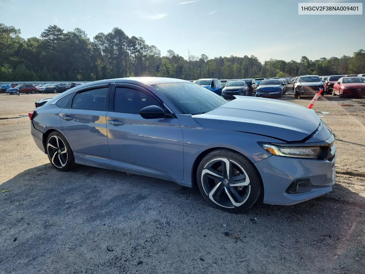 2022 Honda Accord Sport VIN: 1HGCV2F38NA009401 Lot: 62104885