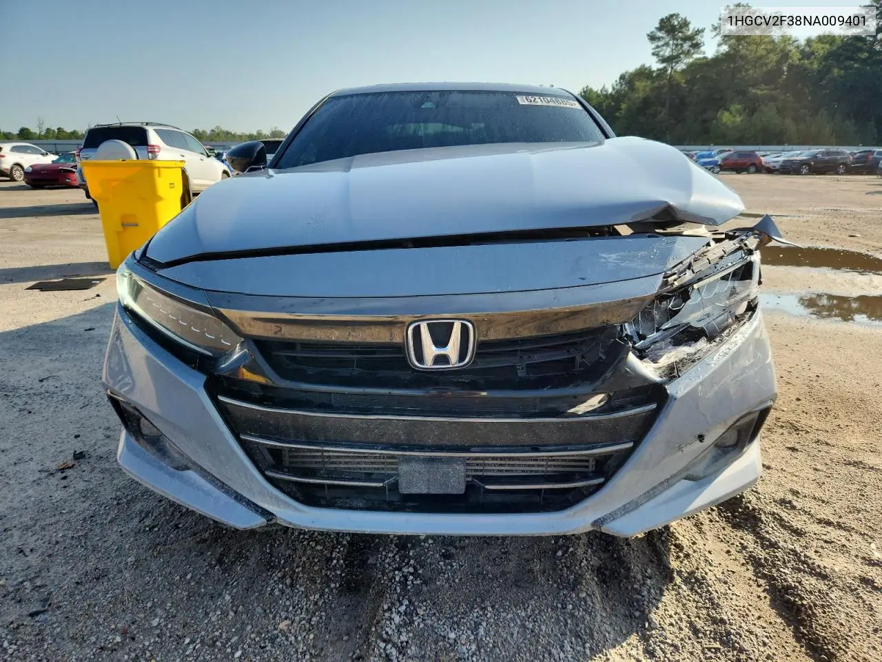 2022 Honda Accord Sport VIN: 1HGCV2F38NA009401 Lot: 62104885