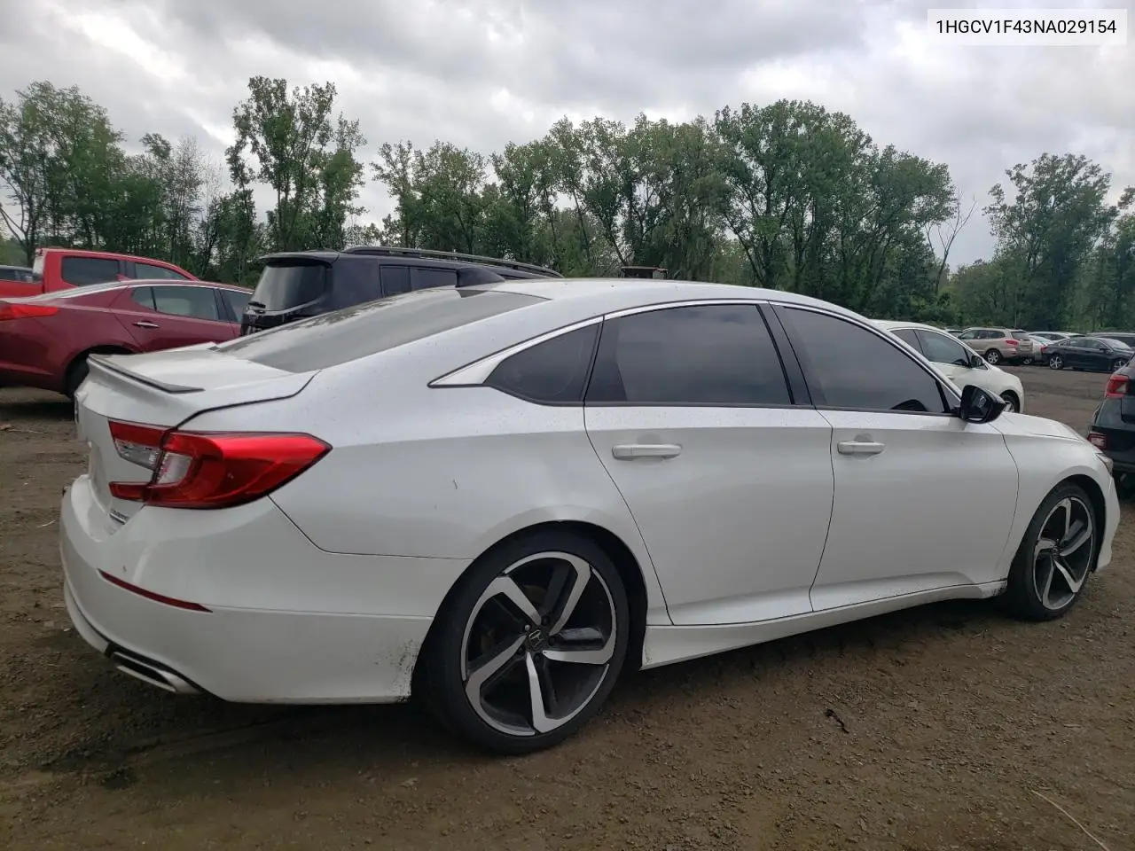 2022 Honda Accord Sport Se VIN: 1HGCV1F43NA029154 Lot: 62194765