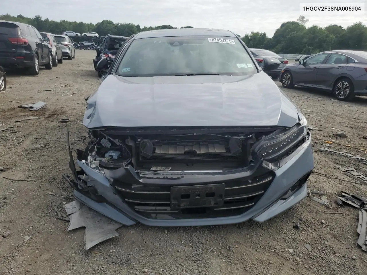 2022 Honda Accord Sport VIN: 1HGCV2F38NA006904 Lot: 62453275