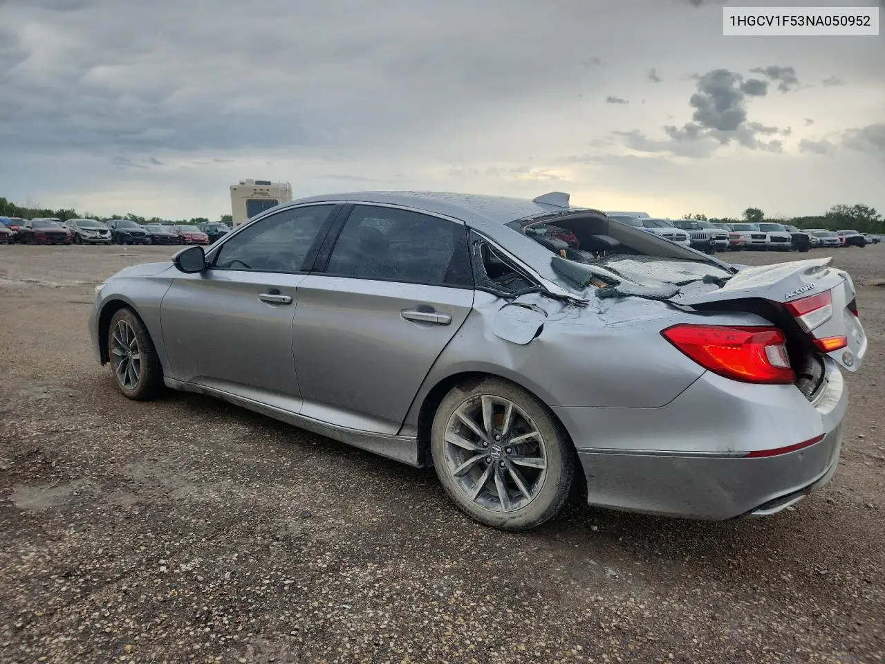 2022 Honda Accord Exl VIN: 1HGCV1F53NA050952 Lot: 62466875