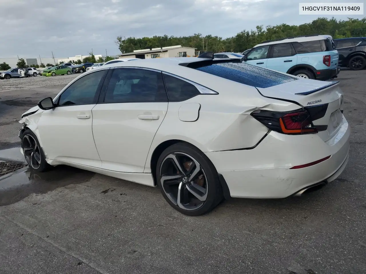 2022 Honda Accord Sport VIN: 1HGCV1F31NA119409 Lot: 62764135