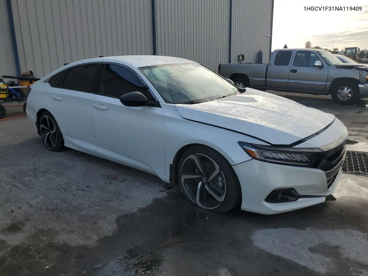 2022 Honda Accord Sport VIN: 1HGCV1F31NA119409 Lot: 62764135
