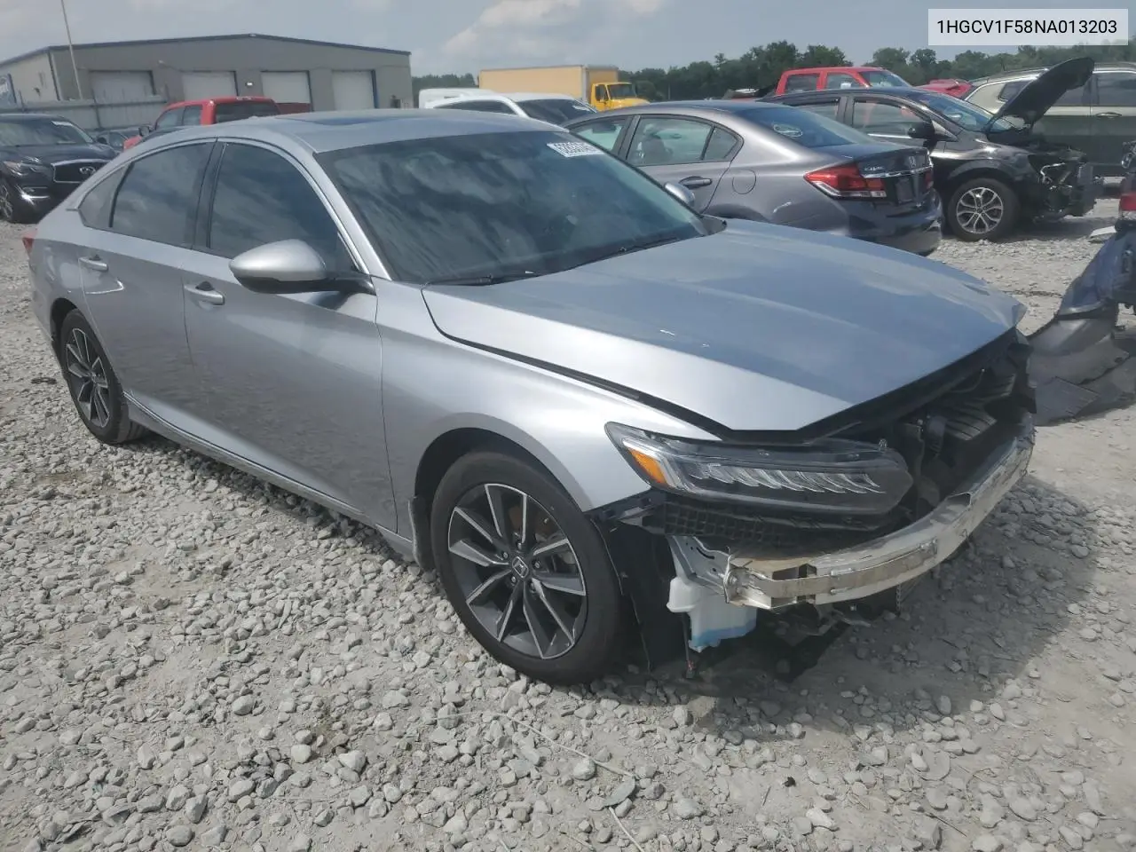 2022 Honda Accord Exl VIN: 1HGCV1F58NA013203 Lot: 62833745