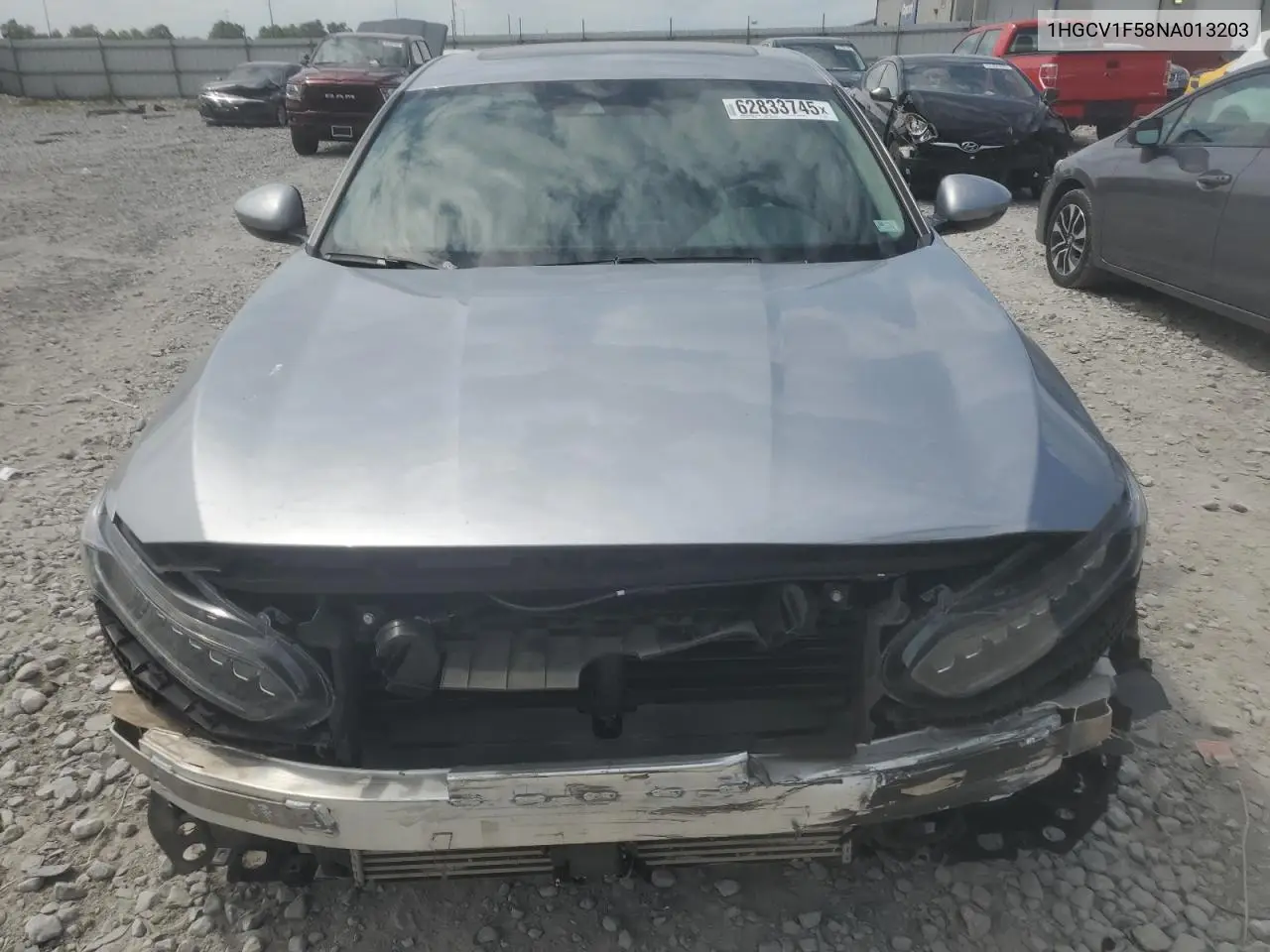 2022 Honda Accord Exl VIN: 1HGCV1F58NA013203 Lot: 62833745