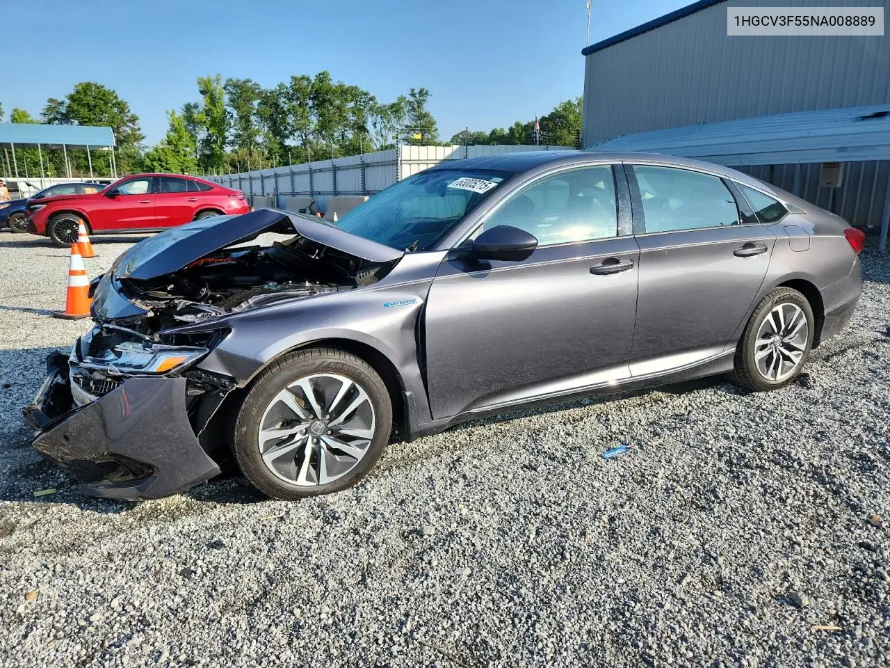 2022 Honda Accord Hybrid Exl VIN: 1HGCV3F55NA008889 Lot: 63005215