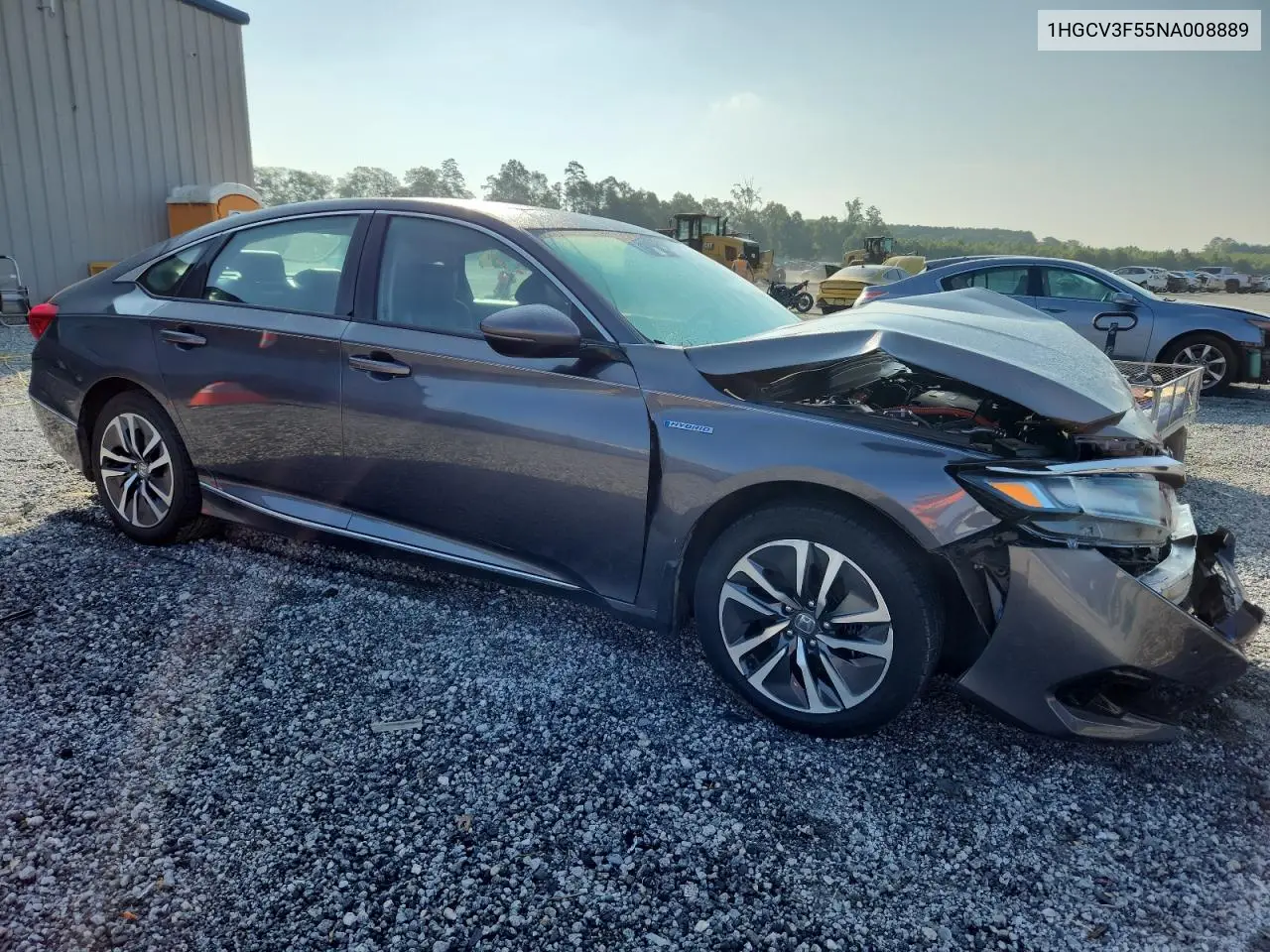 2022 Honda Accord Hybrid Exl VIN: 1HGCV3F55NA008889 Lot: 63005215