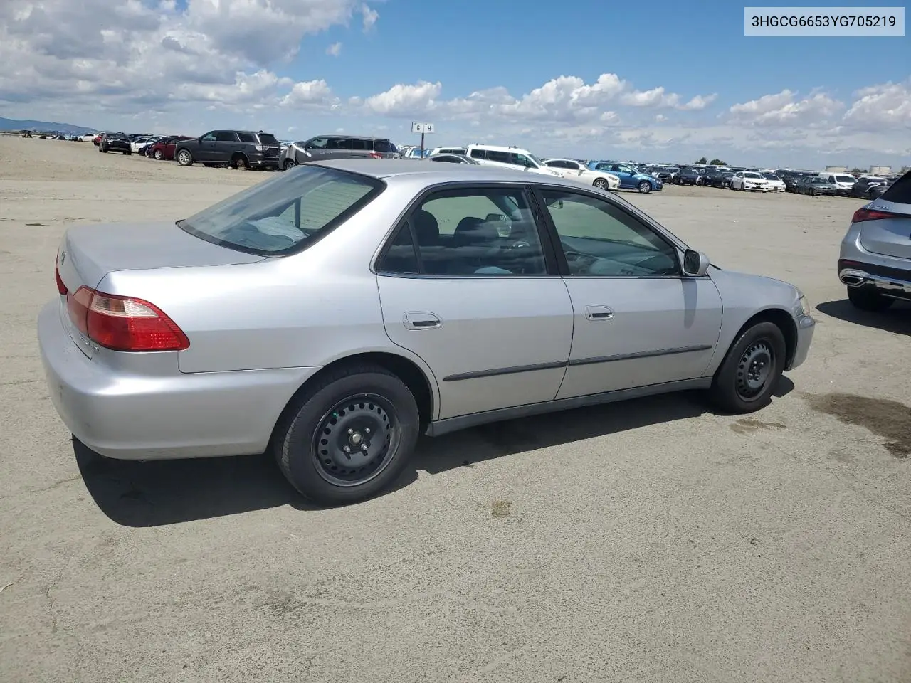 2000 Honda Accord Lx VIN: 3HGCG6653YG705219 Lot: 56623375