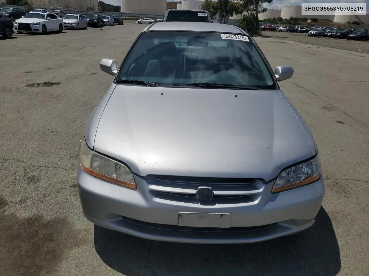2000 Honda Accord Lx VIN: 3HGCG6653YG705219 Lot: 56623375