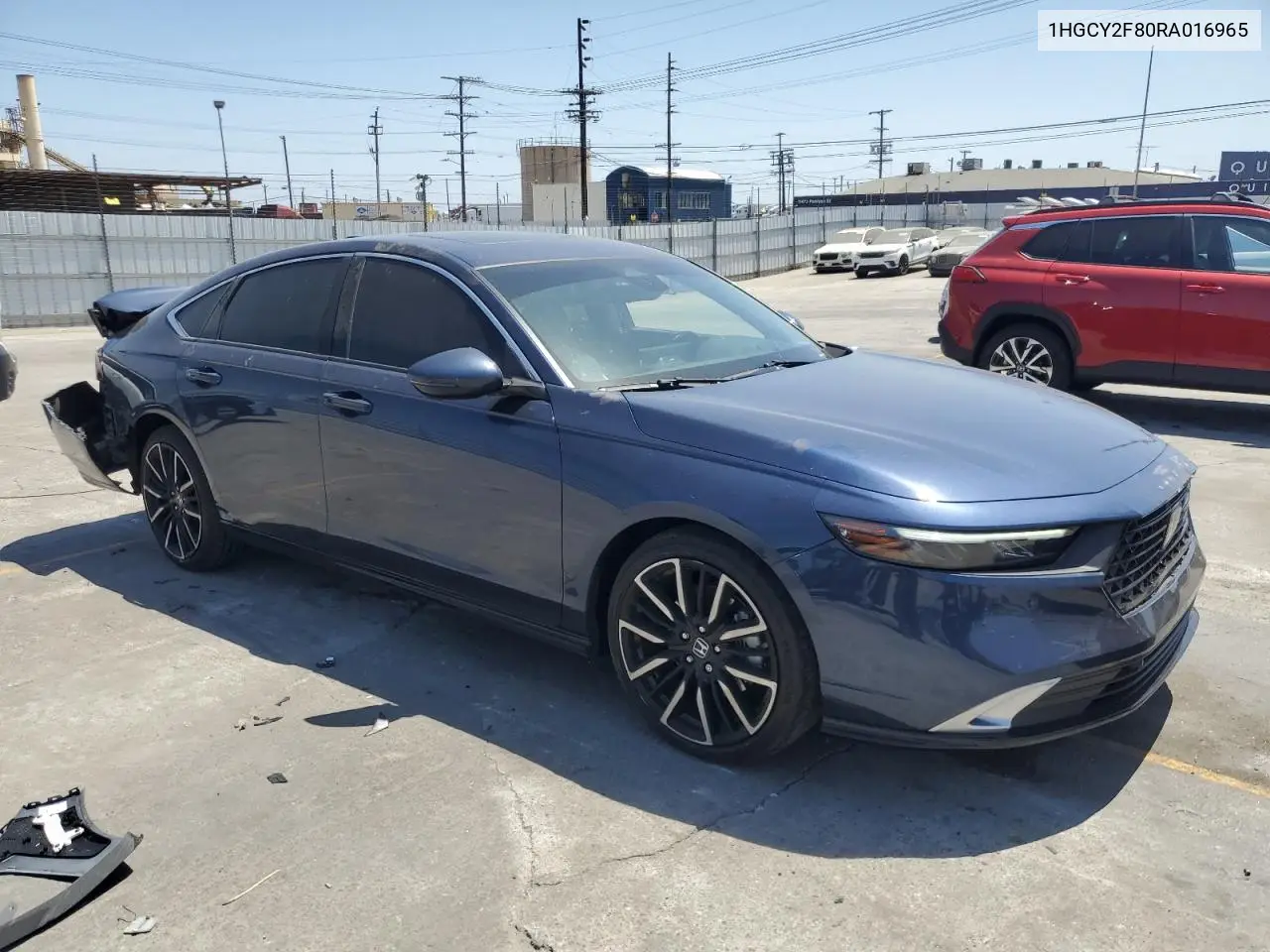 2024 Honda Accord Touring Hybrid VIN: 1HGCY2F80RA016965 Lot: 61759355