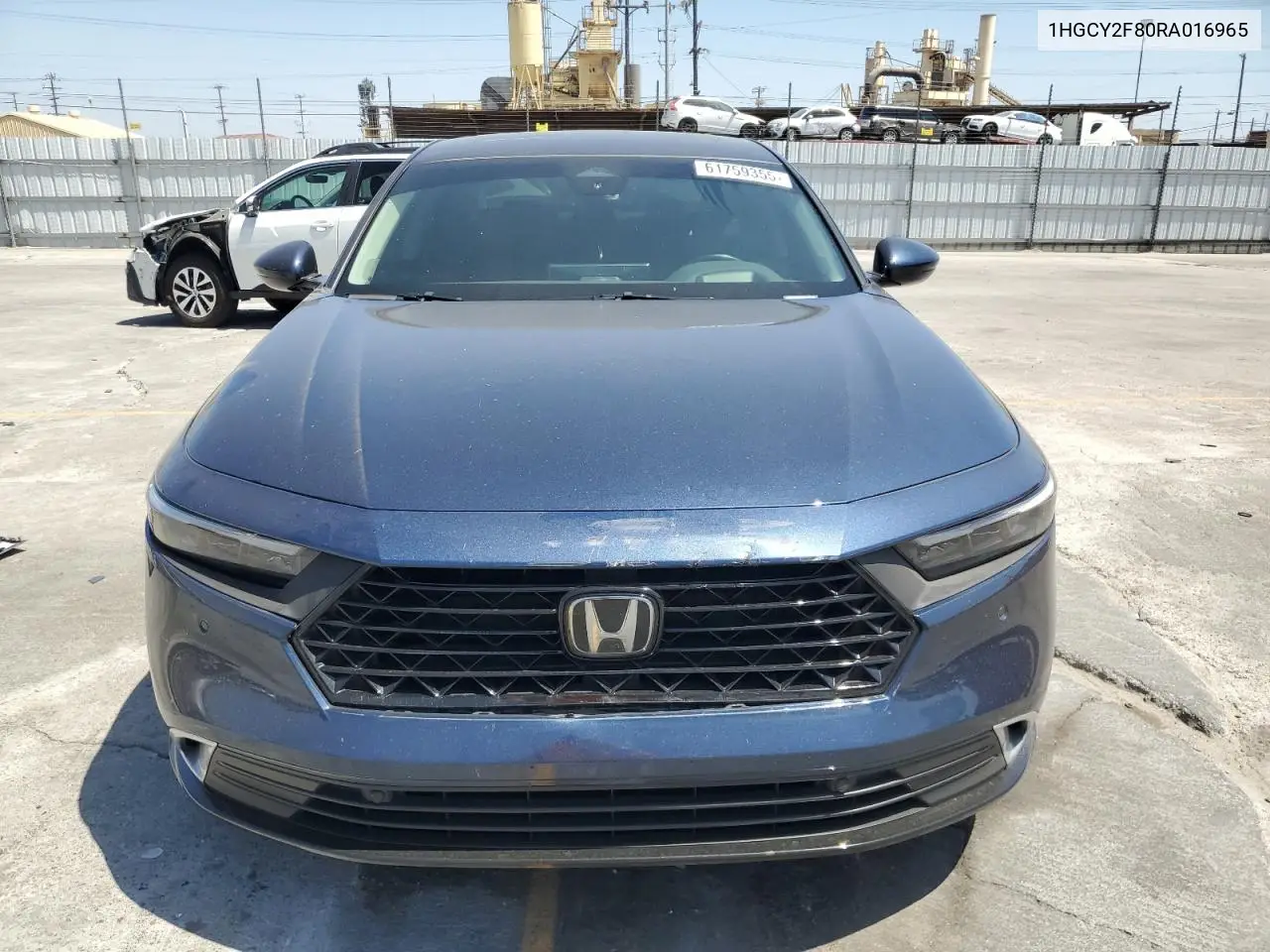 2024 Honda Accord Touring Hybrid VIN: 1HGCY2F80RA016965 Lot: 61759355