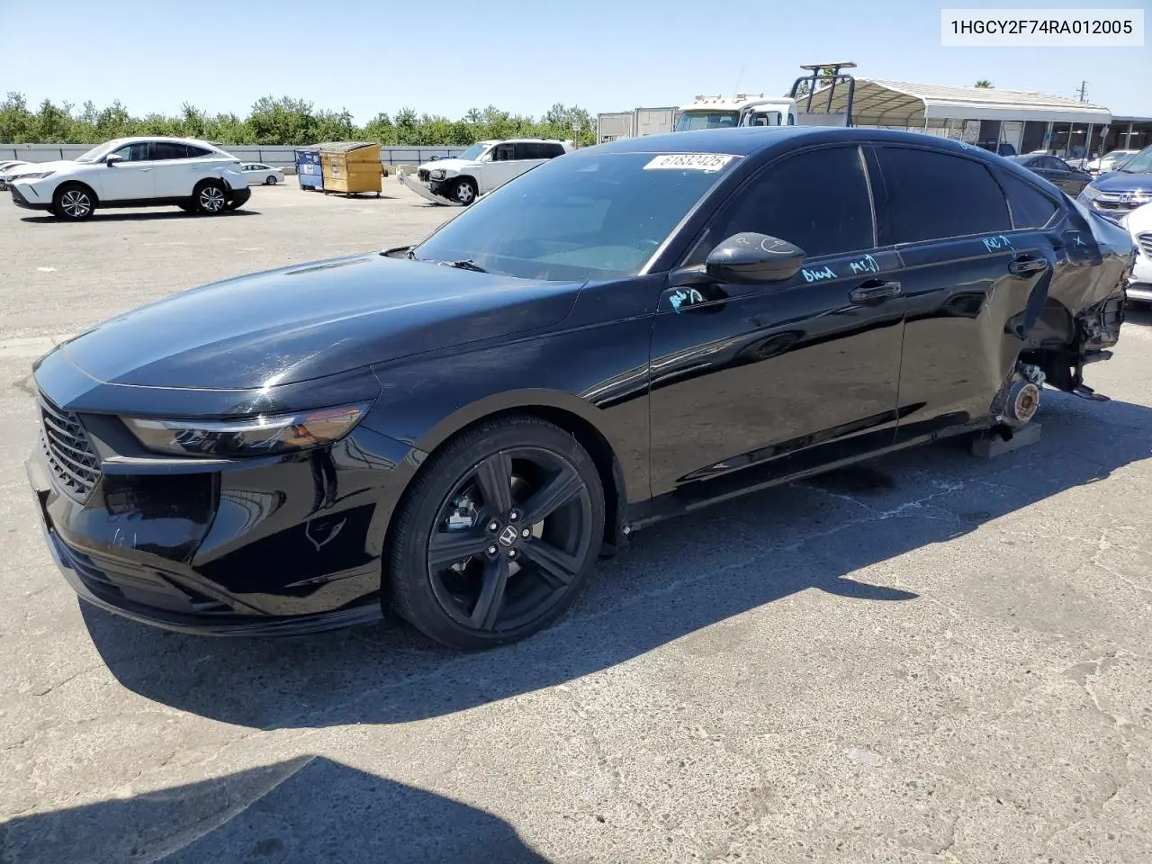 2024 Honda Accord Hybrid Sport-L VIN: 1HGCY2F74RA012005 Lot: 61832425