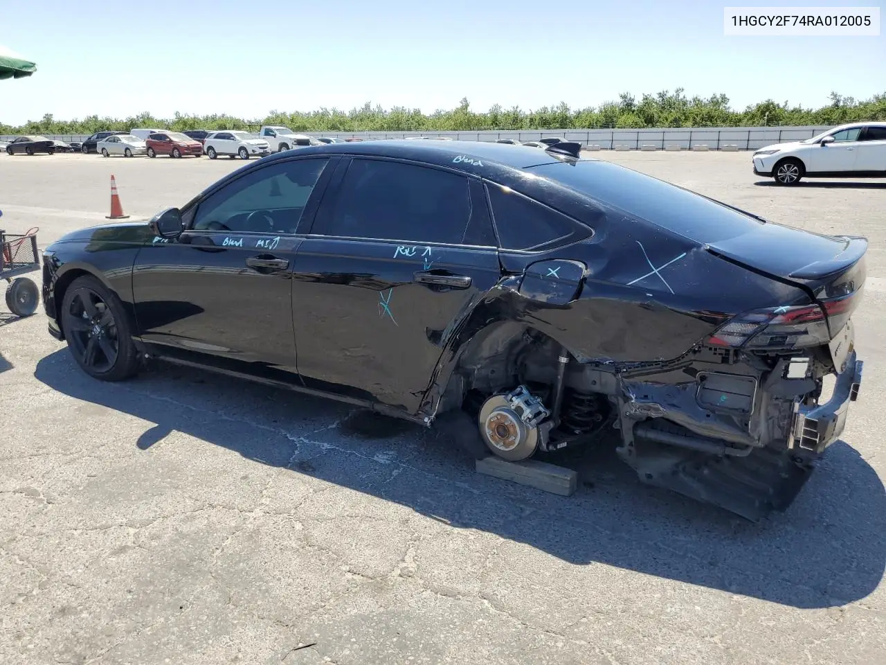 2024 Honda Accord Hybrid Sport-L VIN: 1HGCY2F74RA012005 Lot: 61832425